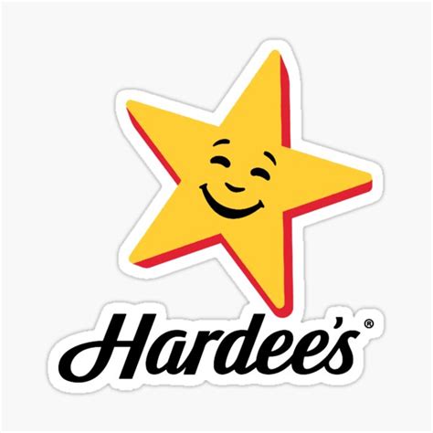 Hardees Logo Sticker For Sale By Carleshickle421 Redbubble