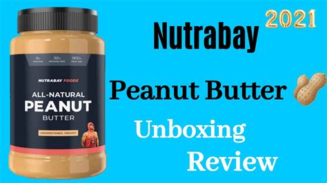 Nutrabay All Natural Peanut Butter 900g Unsweetened Creamy