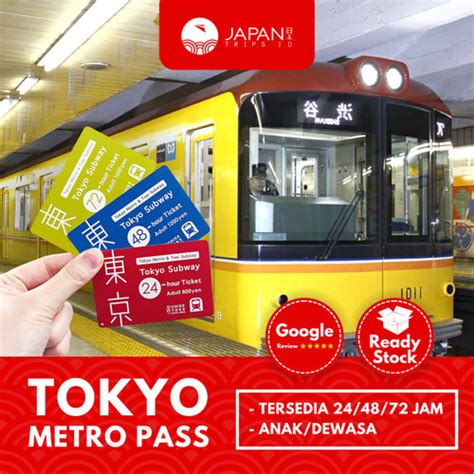 Jual Tokyo Metro Pass Tokyo Subway 244872 Jam Jakarta Utara Japantrips Tokopedia