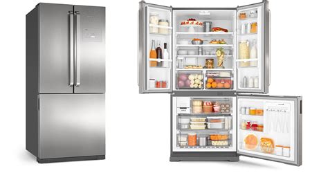 Geladeira Brastemp Frost Free Side Inverse Litros Cor Inox Ice