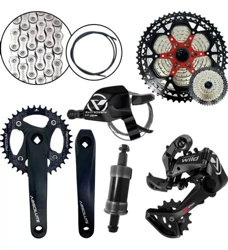 Kit Transmiss O Absolute V K X Completo D Mtb Bike