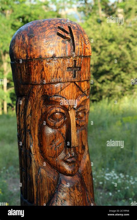 Idols of ancient Slavic pagan Gods Stock Photo - Alamy