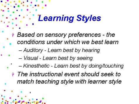 Learning Theories Learning Styles And Differentiated Instruction Rhonda