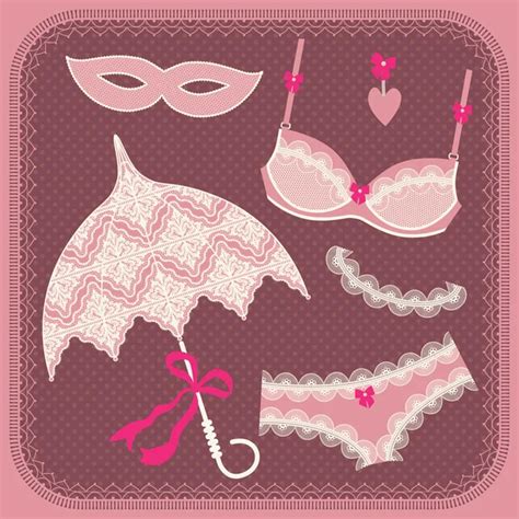 Vintage Lingerie Lace Stock Vector Image By Xenia Ok 62722873