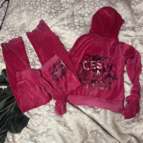 Juicy Couture Hot Pink Tracksuit Some Flaws The Depop