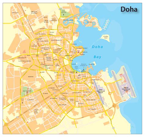 Doha Map ~ World Of Map