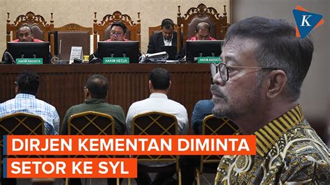 Dirjen Kementan Mengaku Diminta Rp 5 10 Juta Saat Dampingi Kunker SYL