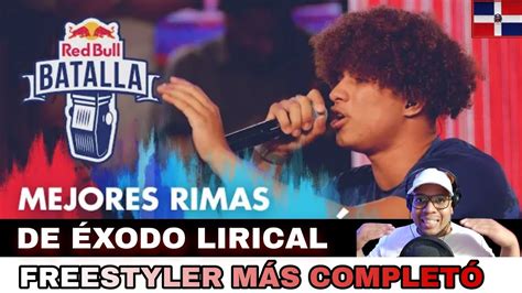 REACCIÓN LAS MEJORES RIMAS DE LA BESTIA DEL FREESTYLE ÉXODO LIRICAL