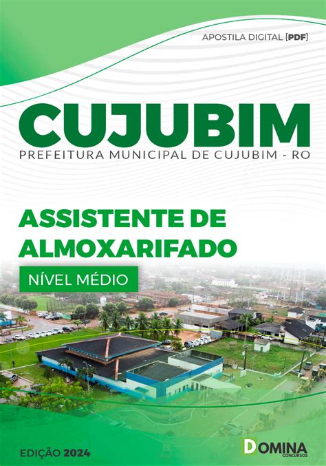 Apostila Pref Cujubim RO 2024 Assistente De Almoxarifado