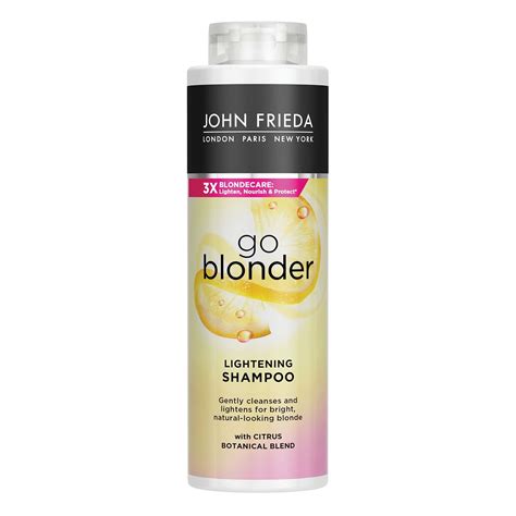 John Frieda Sheer Blonde Go Blonder Lightening Shampoo 500ml FEELUNIQUE