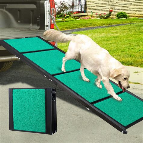 Amazon.com: Foldable Dog Car Ramp, Portable Pet Stair Ramp for Medium & Large Dogs, Non-Slip ...