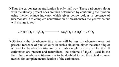 Determination Of Carbonates And Bicarbonates In Water Sample Ppt