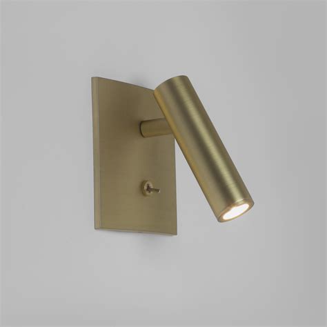 Enna Square Switched Led Matt Gold Architonic