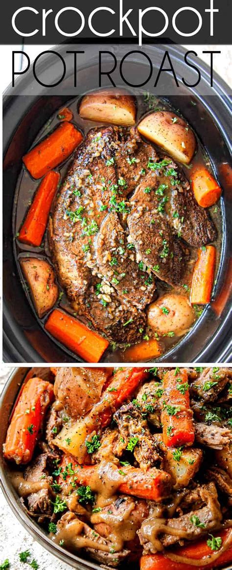 Pot Roast Recipe Crock Pot Potatoes Carrots