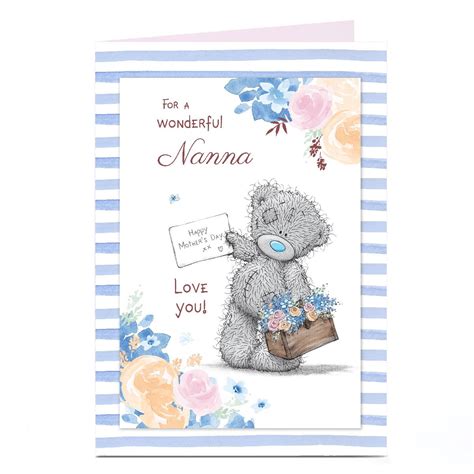 Buy Personalised Tatty Teddy Mother S Day Card Happy Mother S Day Note For Gbp 2 29 Card