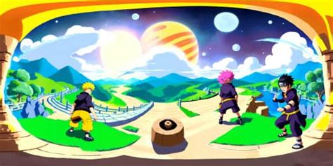 Meta Quest 3 Custom Home Skybox Uzumaki Naruto Is Fighting