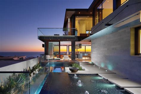 Modern Beautiful Home With Reflecting Ponds California Most Beautiful