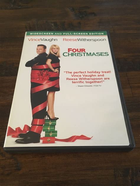 Four Christmases Dvd Vince Vaughn Reese Witherspoon Robert Duvall Jon