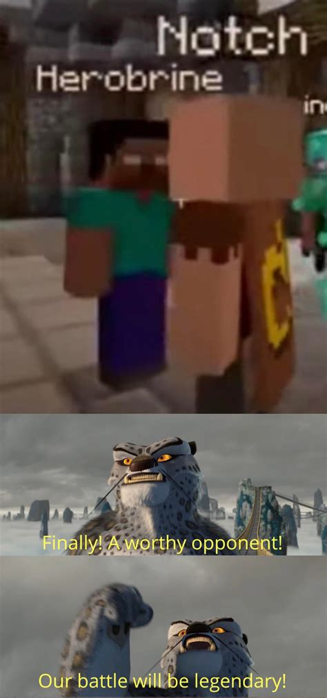 notch vs herobrine : r/memes