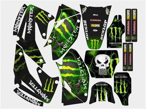 Kit déco Honda 450 CRF 2002 2004 Lucas OIL 2 Kitdeco moto fr