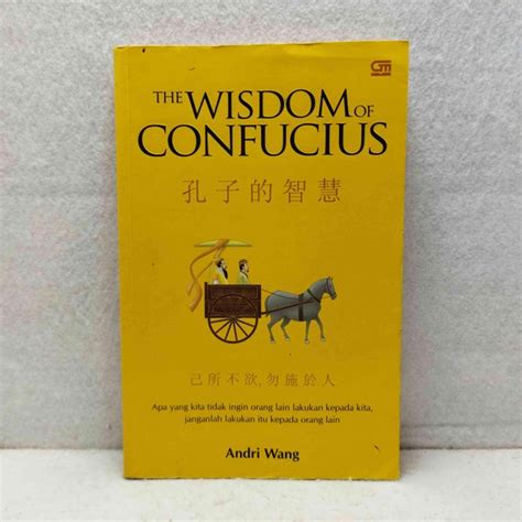 Jual Buku Bekas The Wisdom Of Confucius Andri Wang Di Lapak Aylapyu