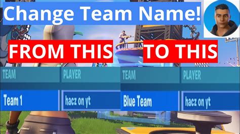 How To Change TEAM NAMES In Fortnite Creative Tutorial YouTube