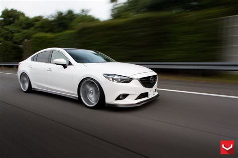 vossen, Wheels, Mazda, 6, White, Tuning, Cars Wallpapers HD / Desktop ...