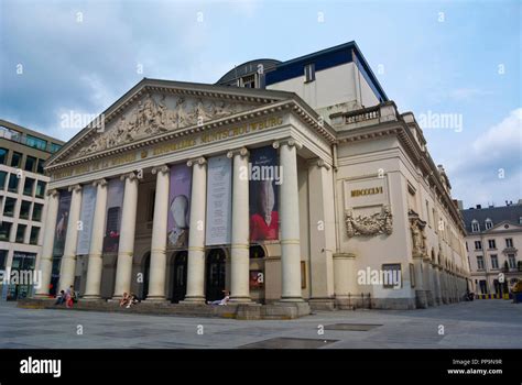 La Monnaie De Munt, opera house, Place de la Monnaie, Marais-Jacqmain ...