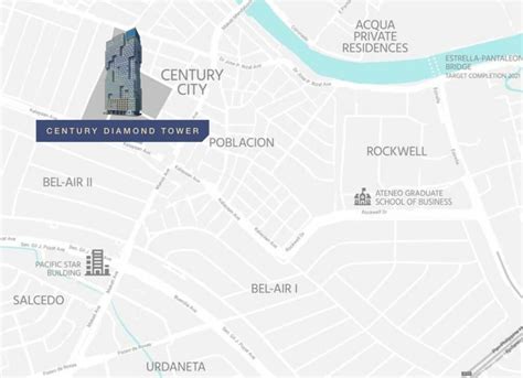 Makati City Avenue Map