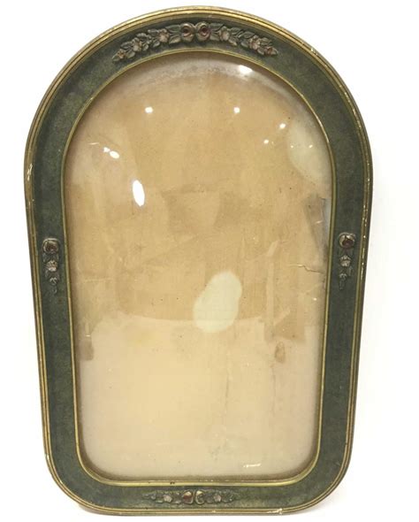 Lot Antique Convex Glass Frame