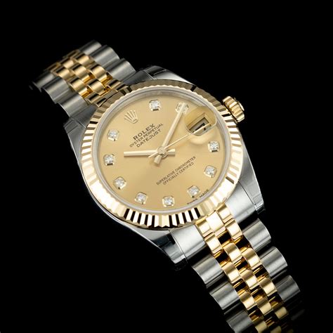 Regal Time Rolex Datejust Ref Champagne Diamond Full Set