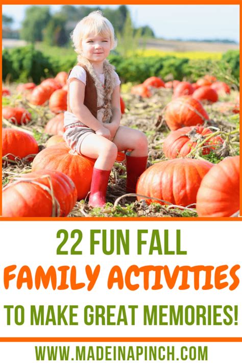 22 Fall Family Activities you need to do this year! - Made In A Pinch