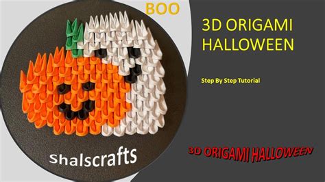 An Easy And Fun Craft Tutorial For Halloween 3d Origami Halloween