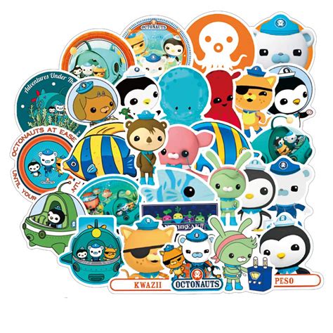 Buy The Octonauts Sticker Pack Of Stickers Waterproof Durable