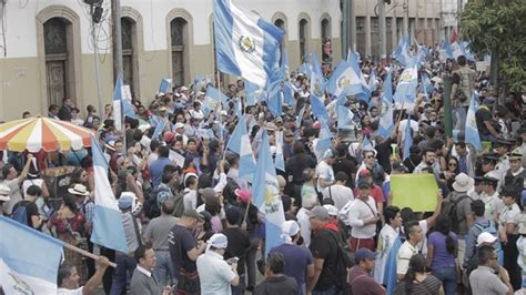 Guatemala Convocan Un Paro Nacional Contra La Corrupción