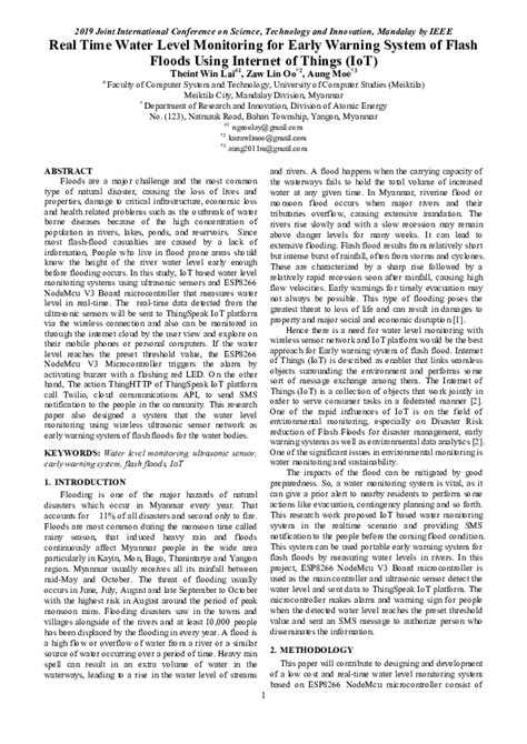 (PDF) Design of Early Flood Warning System | The Ijes The Ijes - Academia.edu