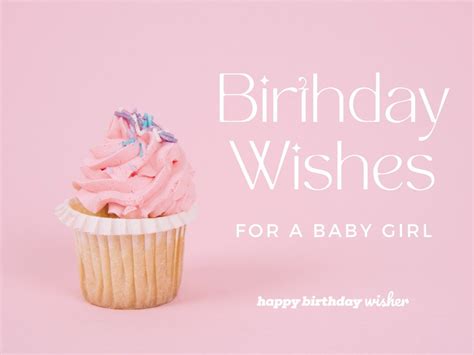 100+ Cute Birthday Wishes for Baby Girl - Happy Birthday Wisher