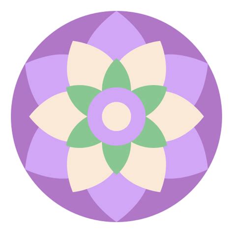 Mandala Iconixar Flat Icon