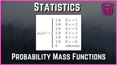 Probability Mass Functions Pmfs Statistics Youtube