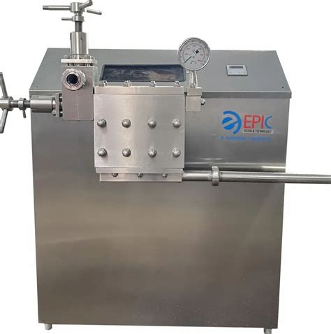 Stainless Steel Milk High Pressure Homogenizer Machine At