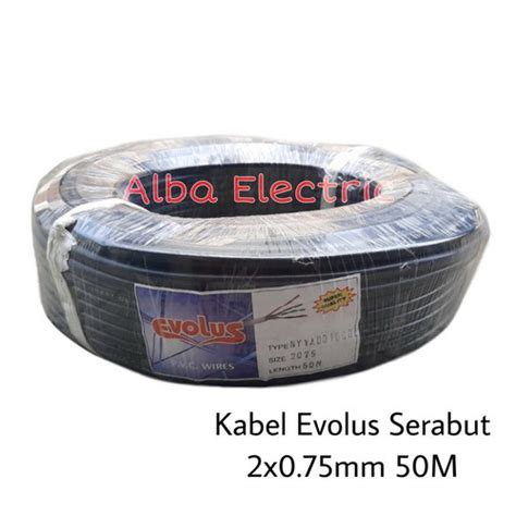 Jual Kabel Listrik Serabut X Nyyhyo Evolus Kabel Serabut Hitam