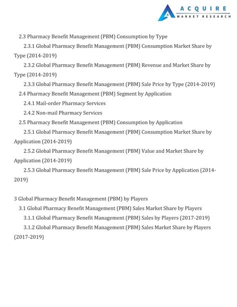 PPT - Global pharmacy benefit management (pbm) market growth 2019 2024