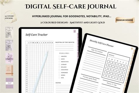 Goodnotes Planner Digital Monthly Self Care Planner 2021648