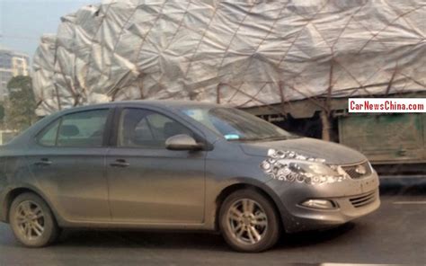 Spy Shots Chery Arrizo 3 Sedan Seen Testing In China