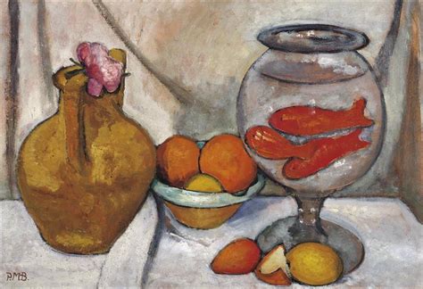 Still Life With Fish Bowl C Paula Modersohn Becker Wikiart Org