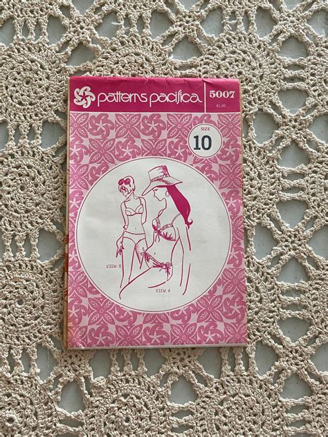 Pacifica Pattern 5007 1970s Bikini UNCUT Etsy