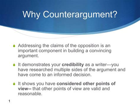 which statement from march of the flag addresses a counterargument 7
