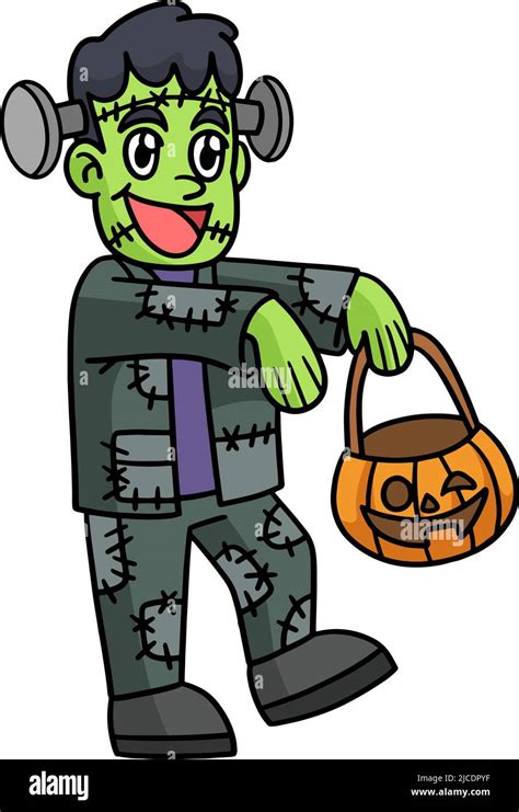 Zombie Halloween Cartoon Colored Clipart Stock Vector Image & Art - Alamy