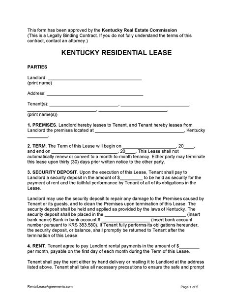 Texas Real Estate Commission Residential Lease Agreement 2