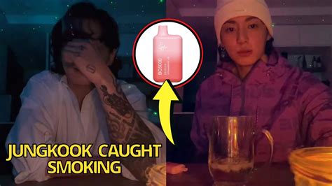 Jungkook Smokes Vape In Live Jk With Taehyung Vaping Jungkooks